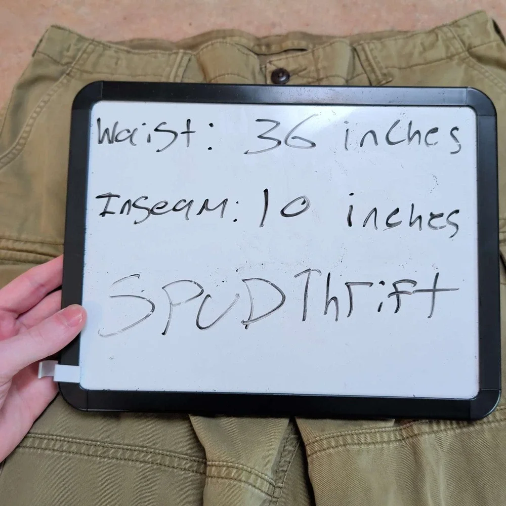Polo Ralph Lauren Cargo Shorts Mens 36 Tan Khaki Relaxed Fit Cotton Utility